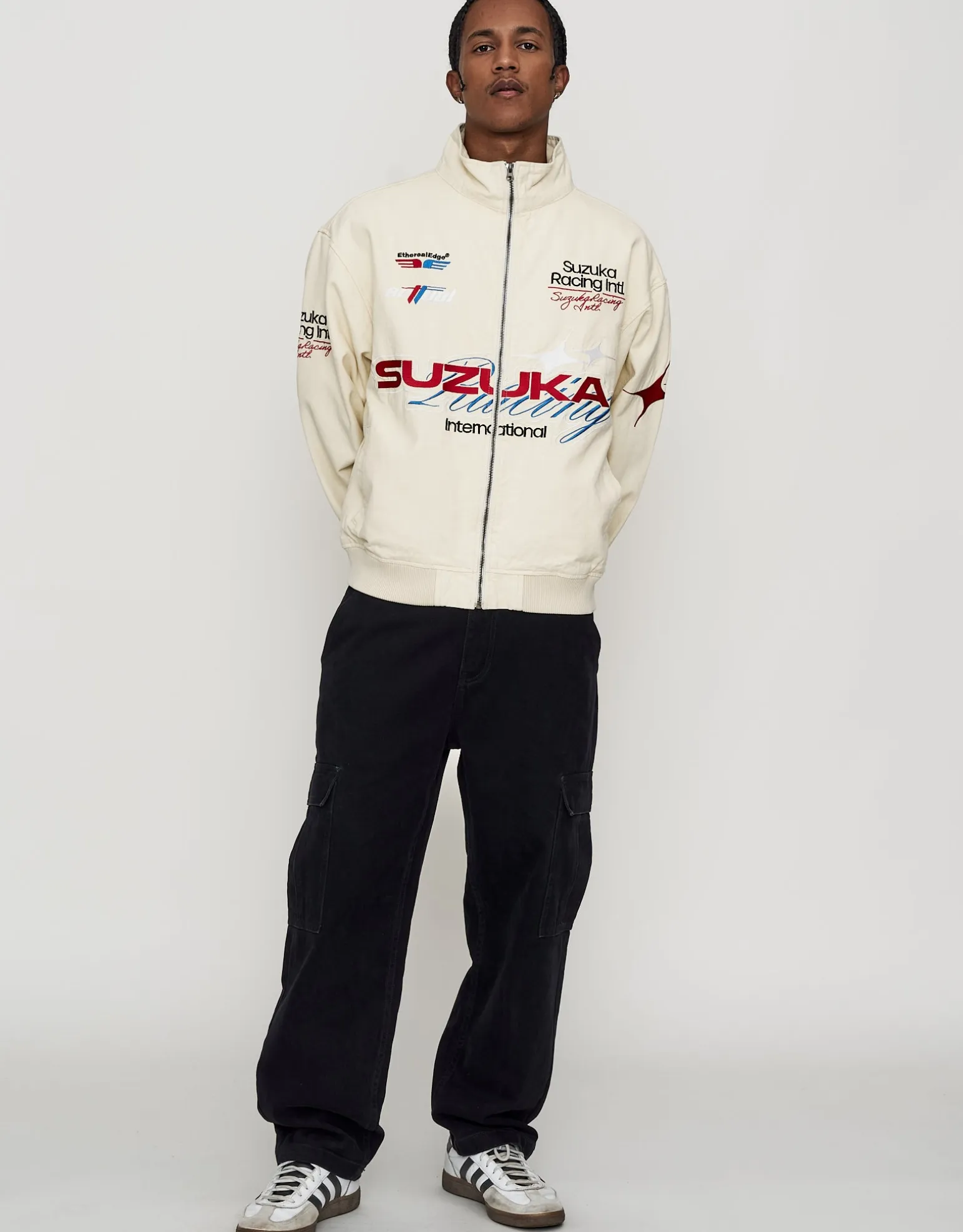 Suzuka Racing Jacket in Black
