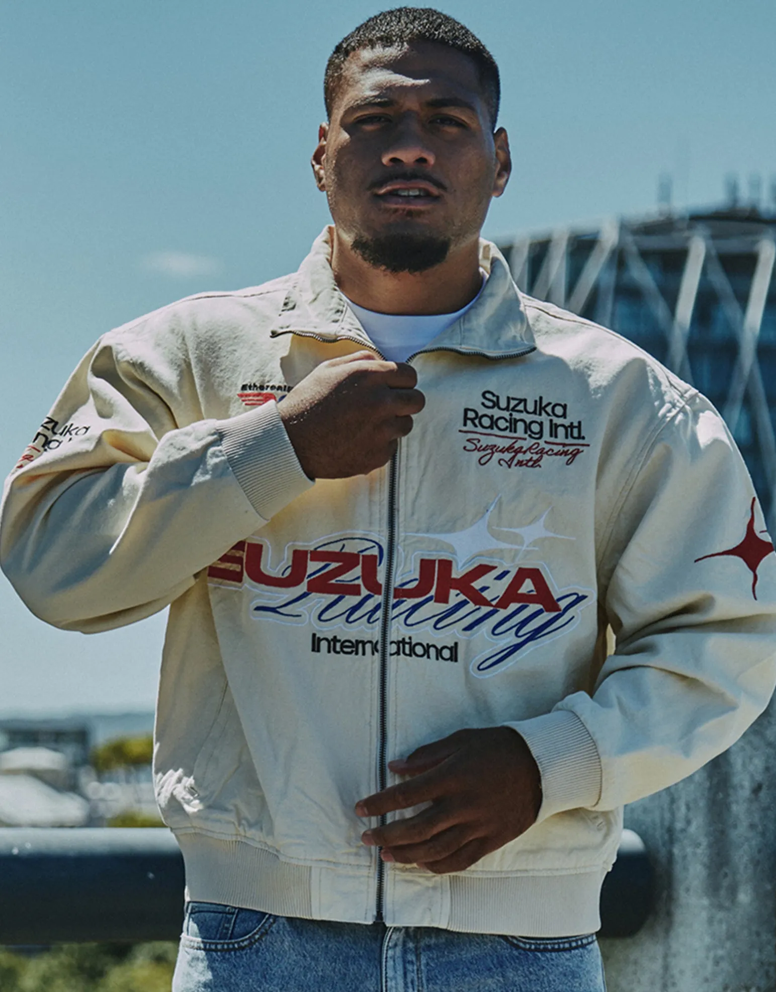 Suzuka Racing Jacket in Black