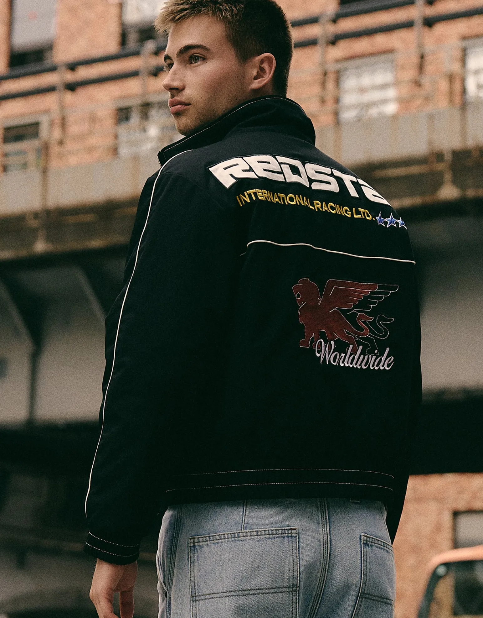 Suzuka Racing Jacket in Bone