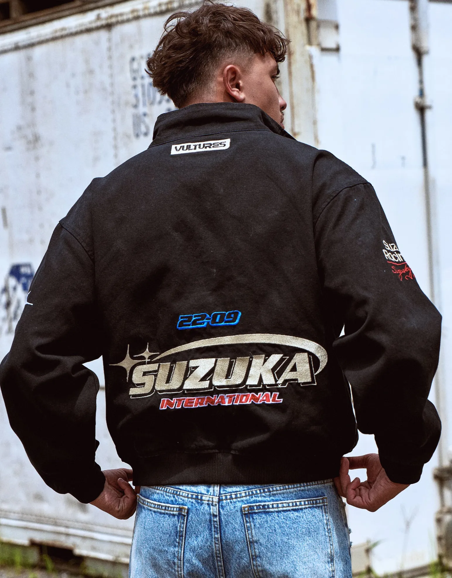 Suzuka Racing Jacket in Bone