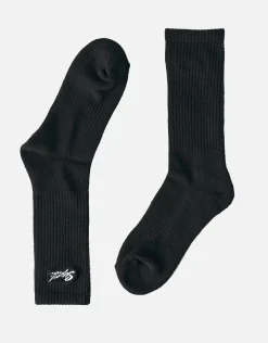 Synth Sport Socks in Black
