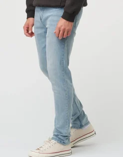 Taper Fit Jeans in Washed Black 002