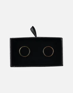 Textured Cufflinks in Silver