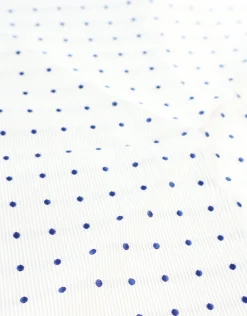 Textured Dot Pocket Square in Off White