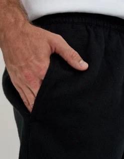 Textured Elastic Waist Shorts in Khaki