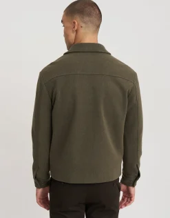 Textured Field Smart Jacket in Black