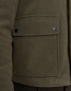 Textured Field Smart Jacket in Black