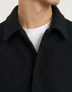 Textured Field Smart Jacket in Black
