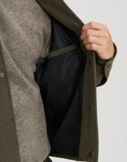 Textured Field Smart Jacket in Khaki