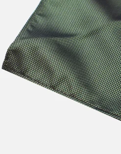 Textured Plain Pocket Square in Khaki