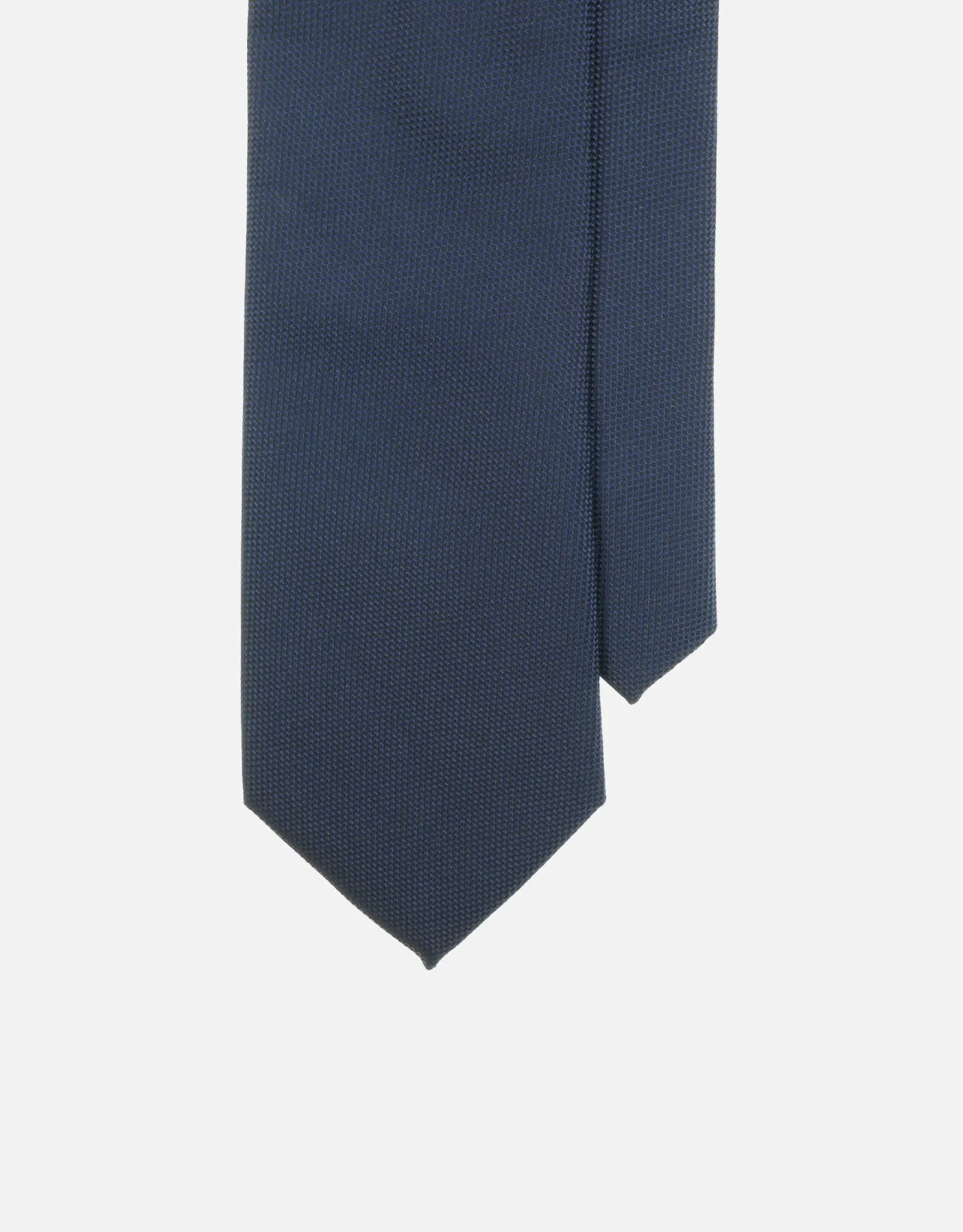 Textured Slim Tie in Black
