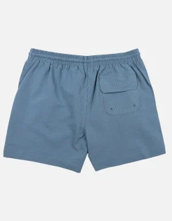 Textured Swim Shorts in Jet Black