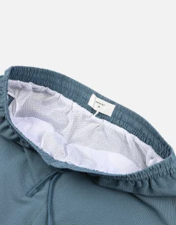 Textured Swim Shorts in Jet Black