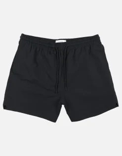 Textured Swim Shorts in Tan