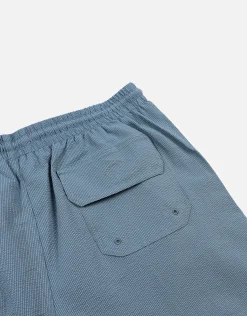 Textured Swim Shorts in Tan