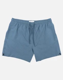 Textured Swim Shorts in Tan