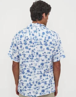 Tropic Short Sleeve Shirt in Blanc