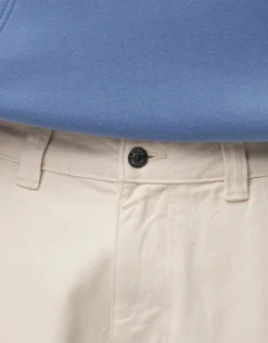 Twill Baggy Fit Cargo Pants in Black
