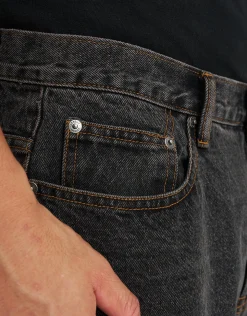 Vanguard Graffiti Baggy Fit Jorts in Acid Black