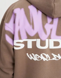 Vanguard Oversized Hoodie in Pewter Grey