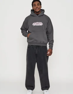 Vanguard Oversized Hoodie in Pewter Grey