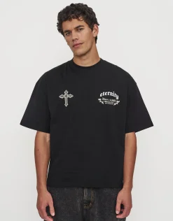Vanguard Studios Box Fit T Shirt in Moon