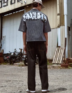 Vanguard Studios Cropped Short Sleeve Shirt in Black