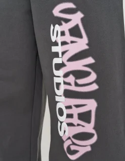 Vanguard Wide Track Pants in Pewter Grey