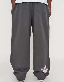 Vanguard Wide Track Pants in Wood Smoke