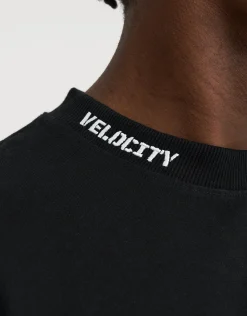 Vault Systems Box Fit T Shirt in Washed Black