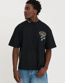 Vault Systems Box Fit T Shirt in Washed Black