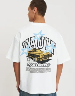 Vault Systems Box Fit T Shirt in Washed Black
