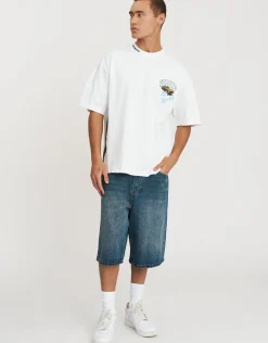 Vault Systems Box Fit T Shirt in Washed Black