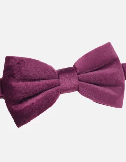 Velvet Bow Tie in Black