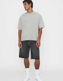Vintage Box Fit T Shirt in Americano Brown