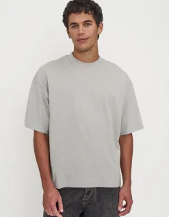 Vintage Box Fit T Shirt in Solid Black