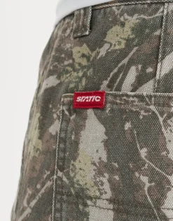 Vintage Foliage Carpenter Baggy Fit Pants in Camo