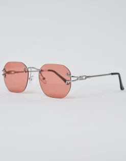 Vintage Frame Sunglasses in Pink