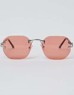 Vintage Frame Sunglasses in Pink