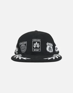 Vintage Motorsport Cap in Black