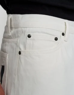 VisionBaggy Fit Jorts in Cloud White