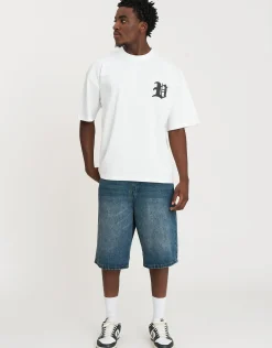 Vultures Box Fit T Shirt in Blanc