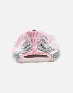 Vultures Distressed Trucker Cap in Pink