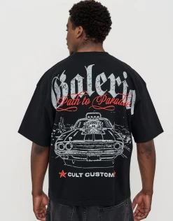 Vultures Motorsport Relaxed Fit T Shirt in Moon