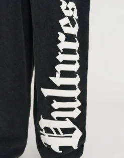 Vultures Wide Track Pants in Snow Marle