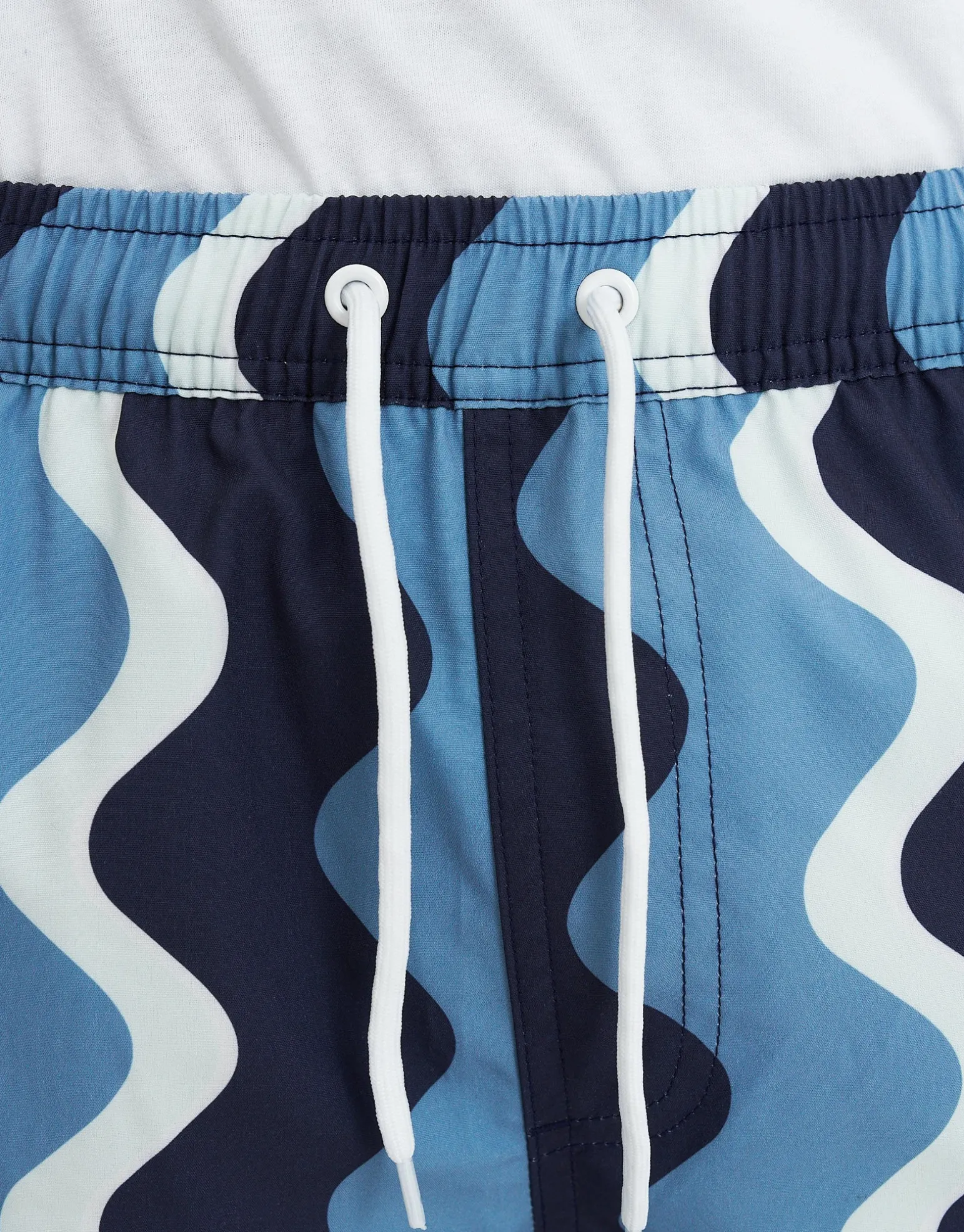 Wavey Swim Shorts in Blue