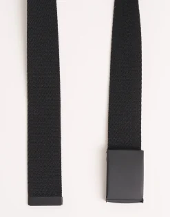Webbed Clasp Belt in Black