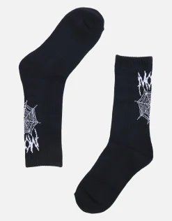 Web Crew Socks in Black