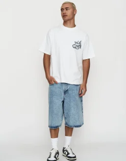 Weekend Club International Relaxed Fit T Shirt in Blanc