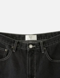 West Divison Baggy Fit Jorts in Bleached Grey
